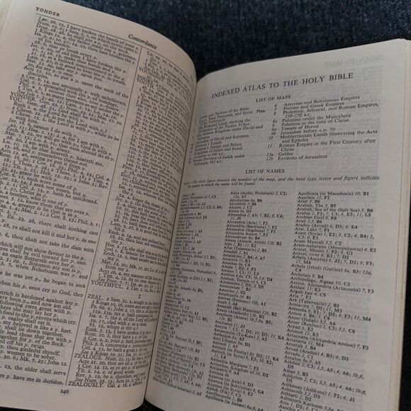 Oxford Scofield Study System Bible KJV 281 PBB HIC 8vo Refs Black Leather USED - Picture 15 of 16